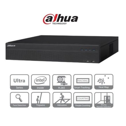 Dahua NVR Rögzítő - NVR608-32-4KS2 (32 csatorna, H265, 384Mbps rögzítés, HDMI+VGA, 2xRJ45, 4xUSB, 8xSata,eSata,I/O,Raid)