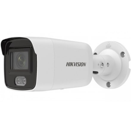 Hikvision IP csőkamera - DS-2CD2047G2-L (4MP, 2,8mm, kültéri, H265+, LED40m, IP67, DWDR, PoE) ColorVu