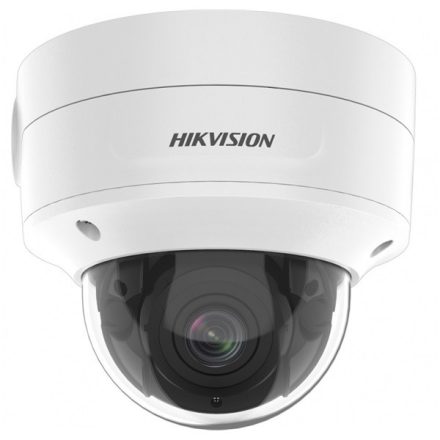 Hikvision IP dómkamera - DS-2CD2746G2-IZS (4MP, 2,8-12mm, kültéri, H265+, IP67, IR40m, ICR, WDR, SD, PoE, IK10, I/O)