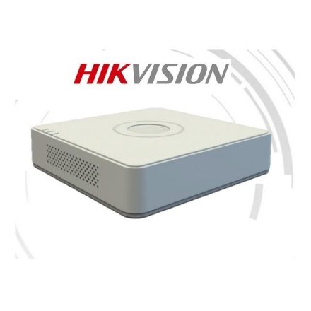 Hikvision DVR rögzítő - DS-7108HQHI-K1 (8 port, 3MP, 2MP/200fps, H265+, 1x Sata, Audio, 2x IP kamera)