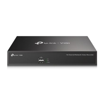 TP-link NVR rögzítő - VIGI NVR1016H (16 csatorna, H265+, 5MP, HDMI, VGA, 2xUSB, 1x Sata (max 10TB), audio)